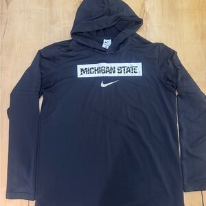 Nike Michigan State University Spartans Sideline Hoodie from 2024-25 Season